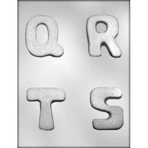 Q,R,T,S Letters Chocolate Mould - Click Image to Close